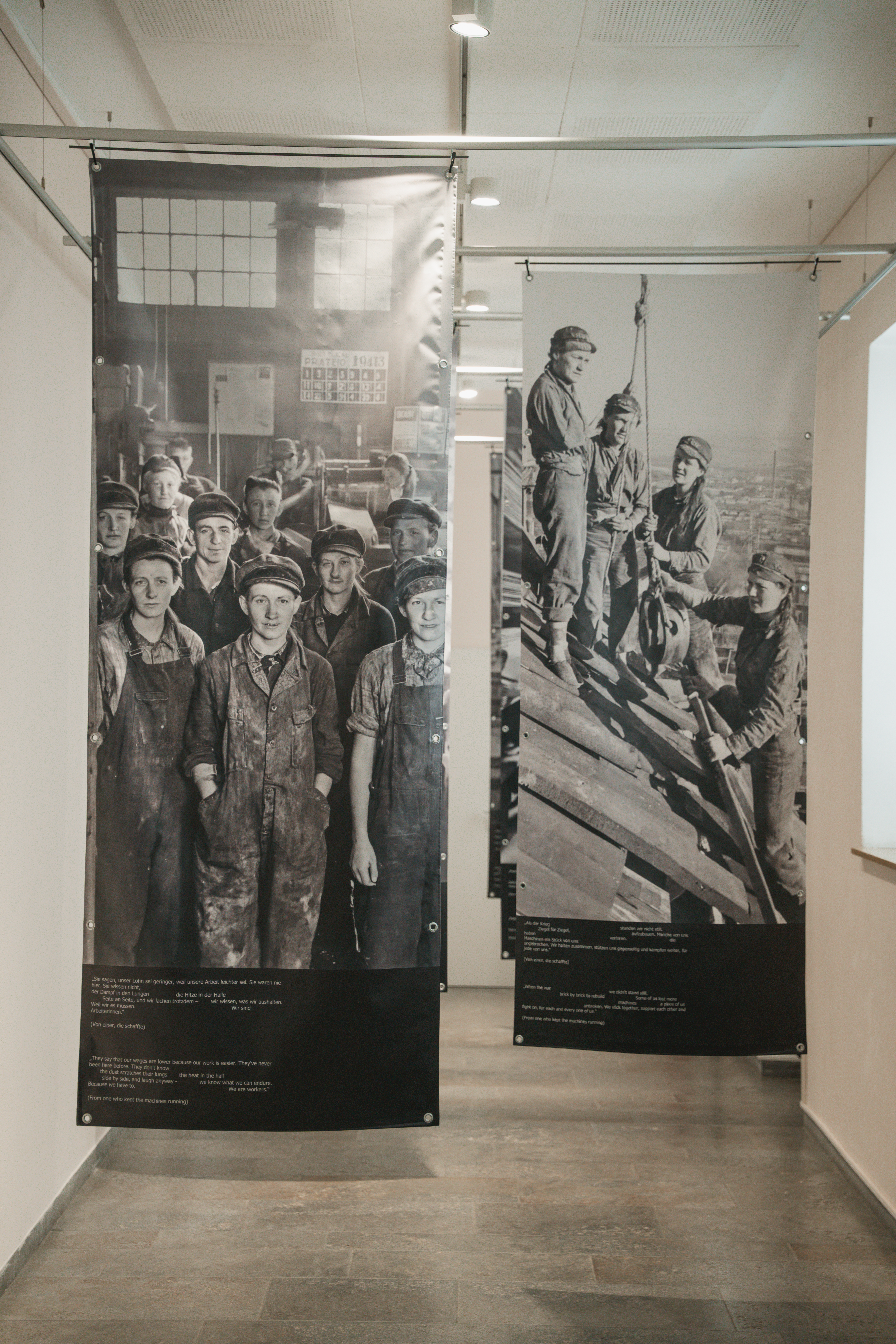 Lisa Maria Baier — Marta —Installation in public space with images from a specially trained AI to fill gaps in the city archive Aschaffenburg —2025