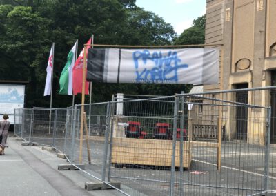 Lisa Maria Baier — Kulisse — Installation in public space Görlitz, part of Görlitzer Art — 2021–2026