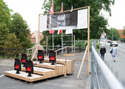Lisa Maria Baier — Kulisse — Installation in public space Görlitz, part of Görlitzer Art — 2021–2026