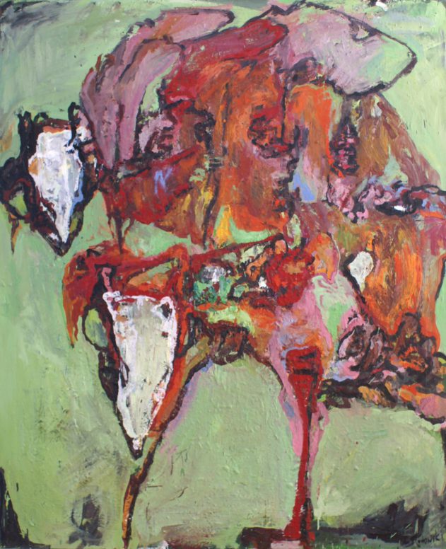 Anja Pletowski - Tiere - 2012 - Öl auf Leinwand - 185 x 150 cm