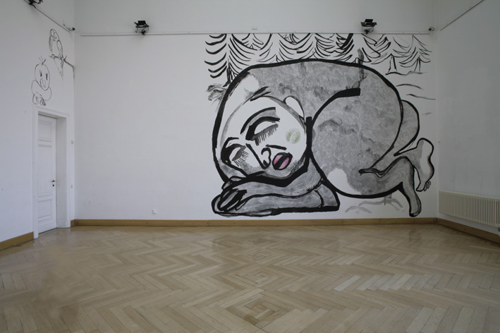 Sylvia Pásztor - IN LOVE - 2011 - Zeichnung - 450 x 500 cm