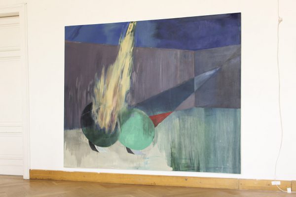 Noemi Durighello - Hotspots (Ausstellungsansicht) - 2019 - Öl auf Leinwand - 270 x 310 cm