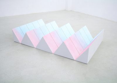 Antje Guske - Oberlicht (Modul 1) - 2019 - Pastell auf Hartfaser - 120 x 200 x 34 cm