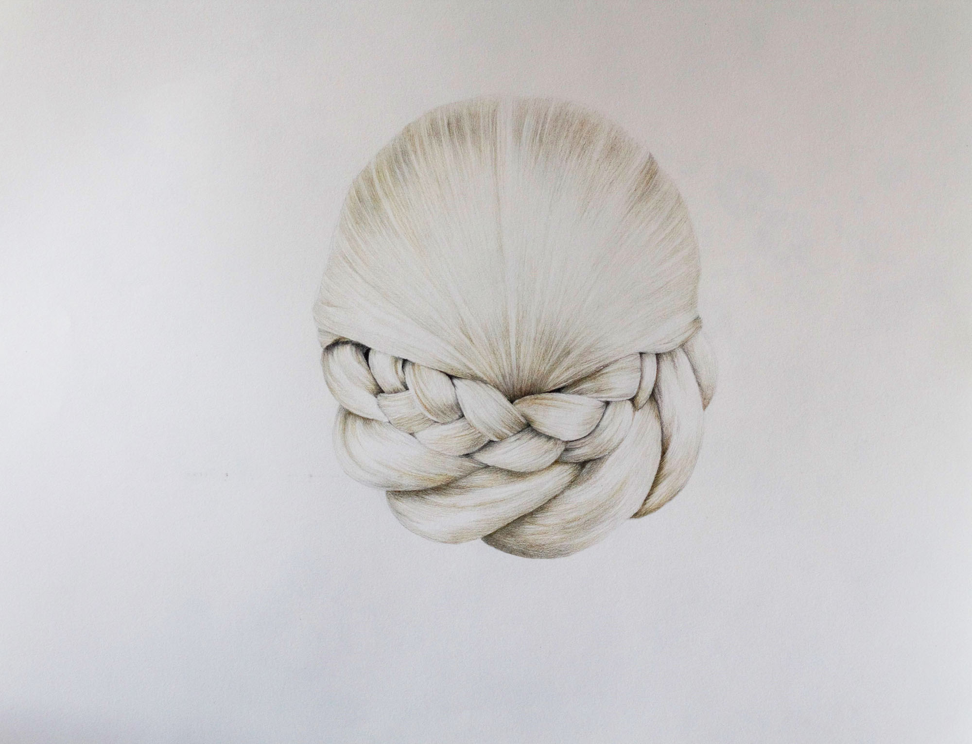 Dana Berg - Knoten IV - 2019 - Buntstift auf Papier - 50 x 65 cm