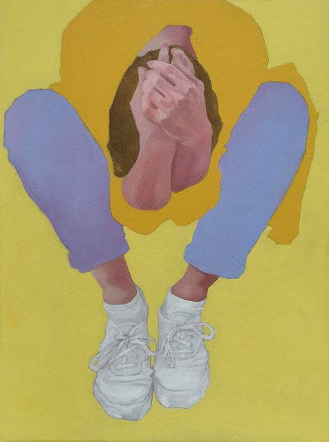 Helena Zubler - Couchcrumbling - 2019 - Öl auf Karton - 70 x 50 cm