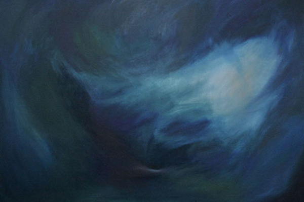 Swantje Ahlrichs – Blau – 2014 – Öl auf Leinwand – 90 x 125 cm