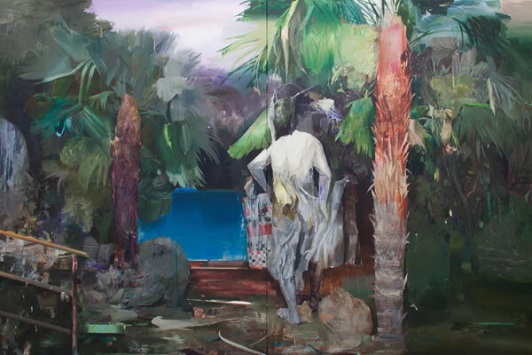 Hamid Yaraghchi - Aquaphobie - 2019 - Öl auf Leinwand - 200 x 320 cm