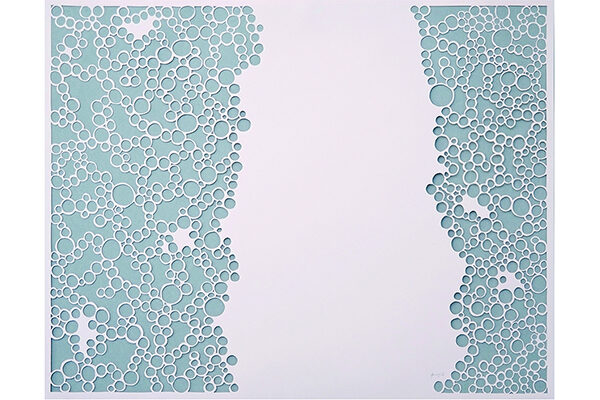 Susanne Hampe - Desiderium 3 - 2019 - Papierschnitt - 40 x 65 cm