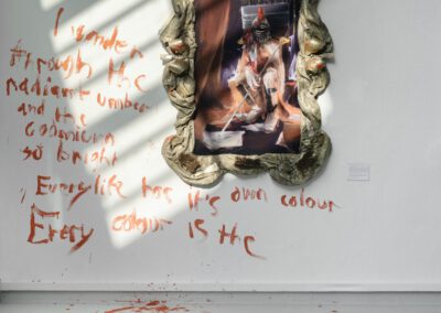 Fabian Vogel - Auftragsarbeit für die Don Brush Commission - Rekostruktion eines Ahnenportraits von Don Brush IX - Ausstellungsansicht Rundgang 2025 HfBK - Foto Bonsai Peng