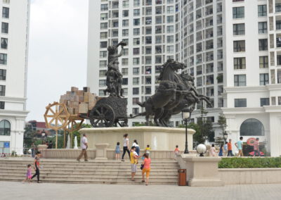 André Tempel – TRANSPORT ROYAL – 6,0 x 5,0 x 5,0m – LIMITED `n INFINITIVE, Heritage Space, Vinhomes City Royal, Hanoi, Vietnam